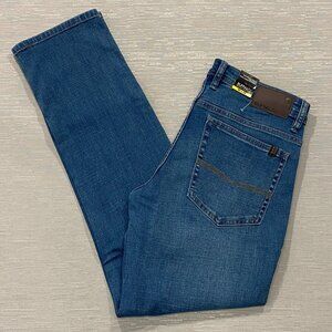 Buffalo David Bitton Jack Jeans Mens 32 x 32 Slim Fit Straight Medium Wash Denim